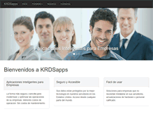 Tablet Screenshot of krdsapps.com